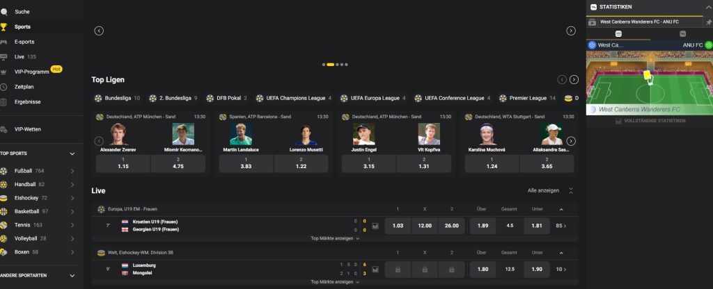 Betibet Sportwetten